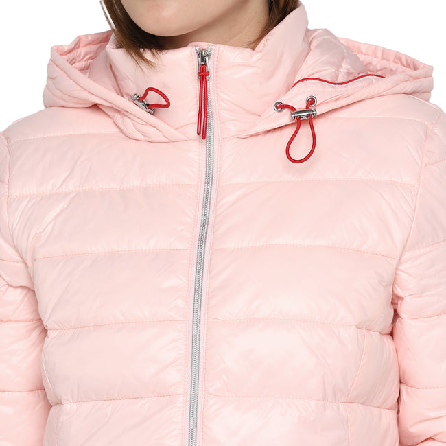 Tom Tailor Quilted Jacket with Hoodie for Women