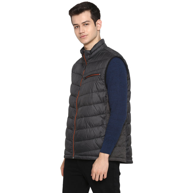 Tom Tailor Men's Sleeveless Jacket Solid Puffer Jacket