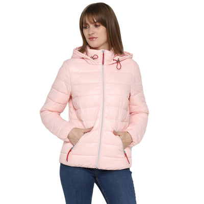 Tom Tailor Quilted Jacket with Hoodie for Women