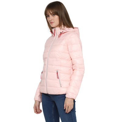 Tom Tailor Quilted Jacket with Hoodie for Women