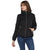 Tom Tailor Quilted Jacket Full Sleeve Black Jacket for Women