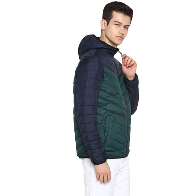 Tom Tailor Quilted Jacket with Hoodie for Men