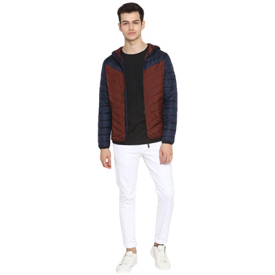 Tom Tailor Quilted Jacket with Hoodie for Men