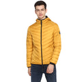 Tom Tailor Men's Quilted Puffer Jacket with Hoodie