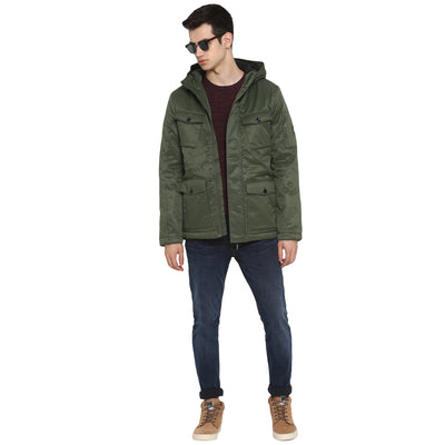 Tom Tailor Windcheater Jacket with Hooded Neck for Men