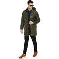 Tom Tailor Long Quilted Jacket with Hooded for Men