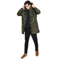 Tom Tailor Long Quilted Jacket with Hooded for Men