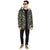 Tom Tailor Men's Camo-Print Jacket with Hoodie