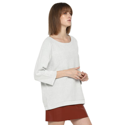 Tom Tailor Women's Casual Sweater with 3/4th Sleeves