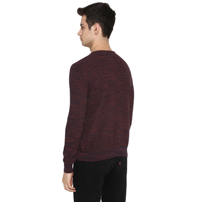 Tom Tailor Men's Solid Pullover Sweatshirt with Patched Pocket