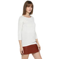 Tom Tailor Women's Sweater Self Jumper with Boat Neck