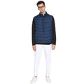 Tom Tailor Men's Quilted Sleeveless Puffer Jacket (Denim Blue)