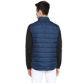 Tom Tailor Men's Quilted Sleeveless Puffer Jacket (Denim Blue)