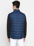 Tom Tailor Men's Quilted Sleeveless Puffer Jacket (Denim Blue)