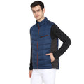 Tom Tailor Men's Quilted Sleeveless Puffer Jacket (Denim Blue)