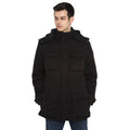 Tom Tailor Hooded Parka Black Jacket for Men