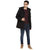 Tom Tailor Hooded Parka Black Jacket for Men