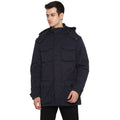 Tom Tailor Men's Hooded Parka Blue Jacket