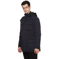 Tom Tailor Men's Hooded Parka Blue Jacket