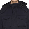 Tom Tailor Men's Hooded Parka Blue Jacket