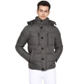 Tom Tailor Quilted Jacket with Hoodie Puffer Coat for Men