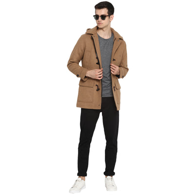 Tom Tailor Winter Overcoat Long Blazer for Men (Brown)