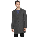 Tom Tailor Men's Single Breasted Long Overcoat for Men