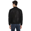 Tom Tailor Men's Biker Leather Jacket (Black)