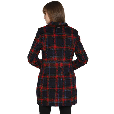 Tom Tailor Winter Overcoat Official wear Blazer Style Coat for Women with Front Pockets