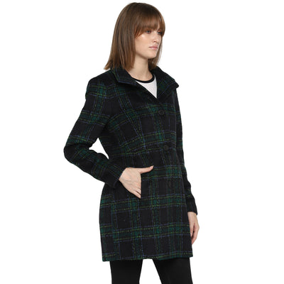 Tom Tailor Women's Winter Overcoat Blazer with Front Pockets