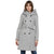 Tom Tailor Women's Long Belted Overcoat Jacket with Hoodie