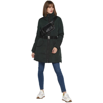 Tom Tailor Parka Jacket with Detachable Belt Waist for Women