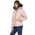 Tom Tailor Quilted Jacket with Furry Hoodie for Women