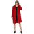 Tom Tailor Full Sleeves Long Coat for Women (Red)